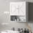 Wall Mounted Medicine Cabinet With Open Shelf & Adjustable Shelf