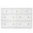 White 7-Drawer Dresser