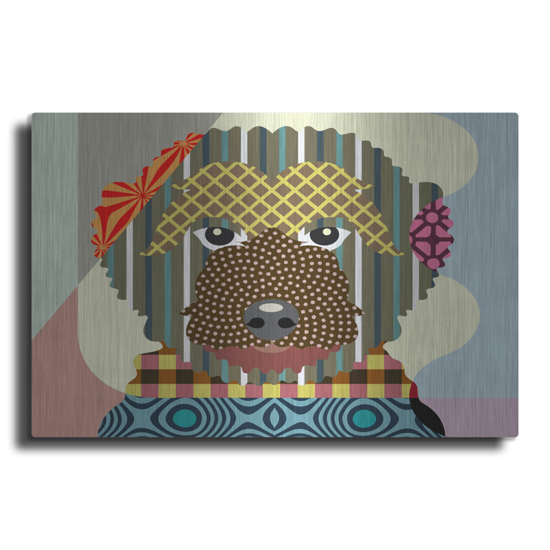 "Goldendoodle" par Lanre Adefioyue, H 12 po x l 16 po