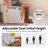 Dual Motor Power Toilet Seat Lift with Button Control for Elderly