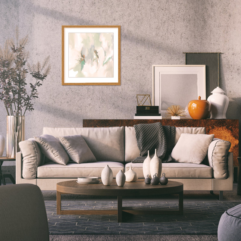 Abstract Coastal Bloom, 48" H x 48" W