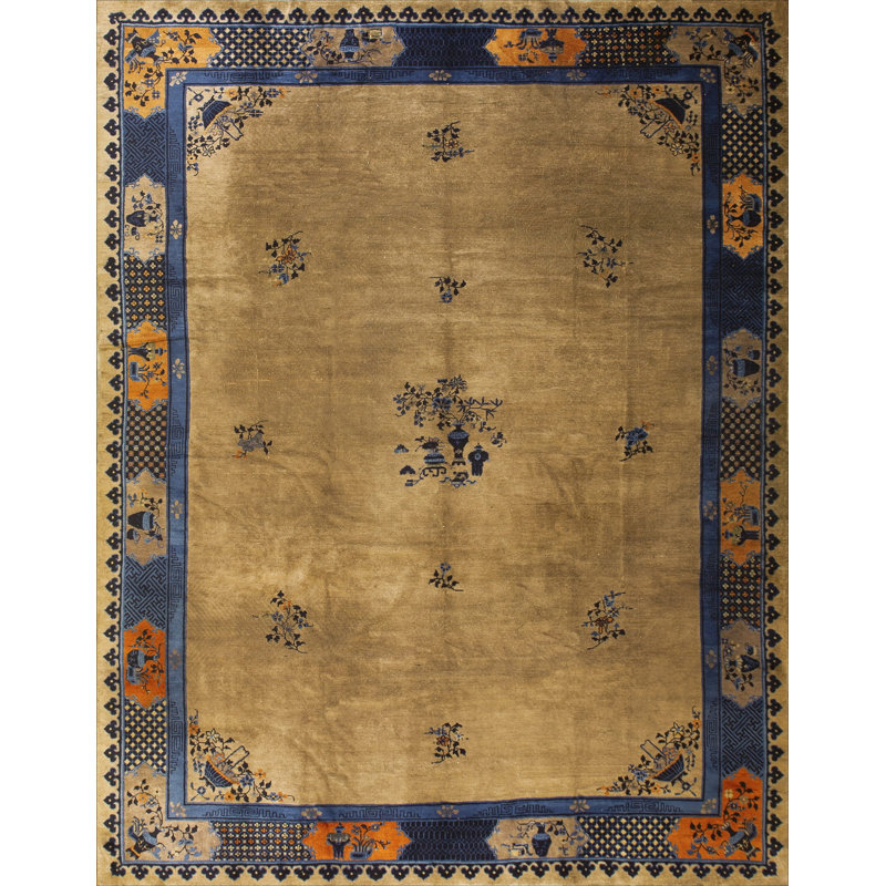 Tapis antique antique de Pékin
