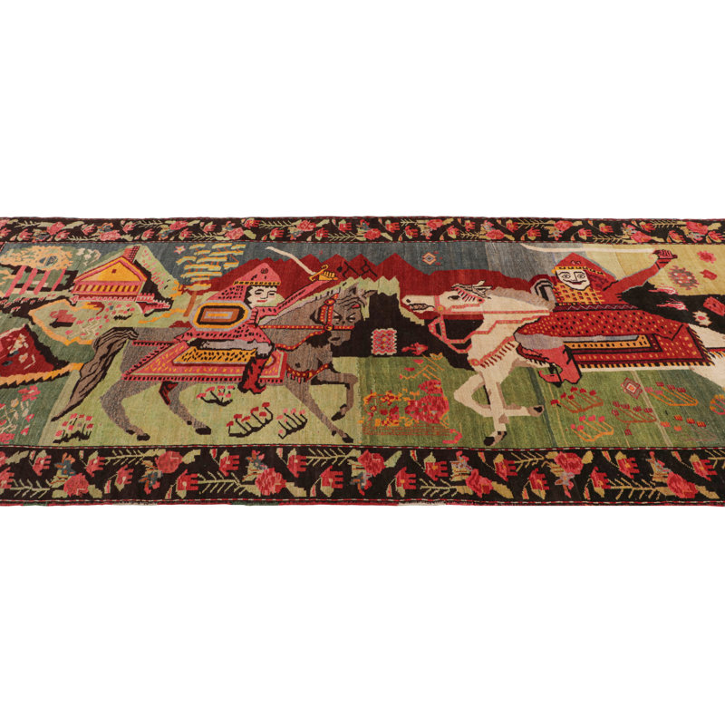One-of-a-Kind 5' X 11'5" Hand Knotted Area Rug