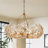 12-Light Dimmable Flower Crystal Chandelier