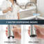 Robinet de cuisine à poignée simple en acier inoxydable avec distributeur de savon-109022508