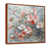 Toile avec cadre flottant brun