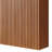 Modern 41" Wide X 59" High Wall-Mounted Walnut Bathroom Vanity Mid-Century Narrow Storage Cabinet With Door And Shelves