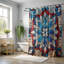 Rideau de douche standard 1 pièce RWB Mosaic-408214105