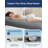 ZonLi 20" X 54" Long Body Pillow, Adjustable Shredded Memory Foam for Firm/Soft Support, Quilted & Washable Cover, Side Sleeper & Pregnancy Pillow, Gray-126624752