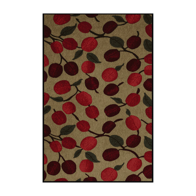  Tapis lavable Jujube, Rectangulaire 8 pi x 12 pi
