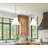 8 inch Brushed Nickel 1 Light Pendant-123222996