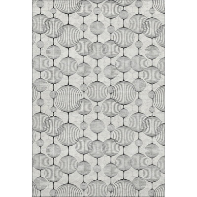 Premium Machine Washable Prisco Graphite Rug