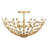Birch 3-Light Ceiling Light in Burnished Brass-790370128