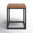 Lenes Solid Wood Top End Table