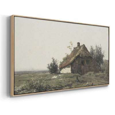 Série paysage - CMLXIX - Toile tendue avec châssis encadré - Prêt à être accroché