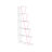 Modern 5 Tier Ladder Bookshelf Space Saving Narrow Design For Office-1261288381