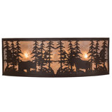 Rustic Lodge 4 - Light Flush Mounted Sconce
