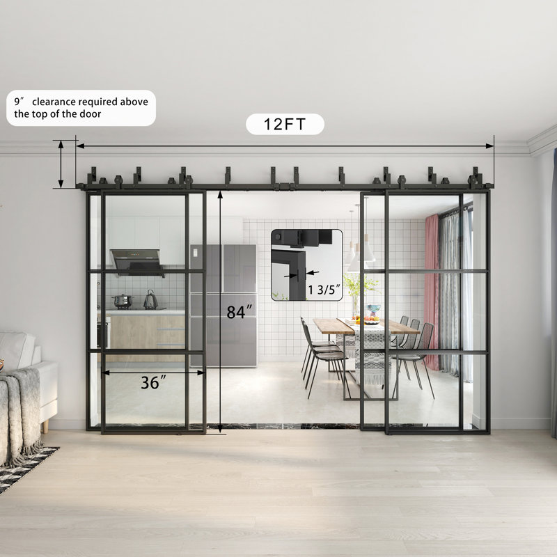 Set Of 4 Floor Guide Sliding Door, Plastic Barn Door Fittings Floor Guide For Sliding Doors Sliding Door Rail Pocket Door Guide Bypass Door Guide (White