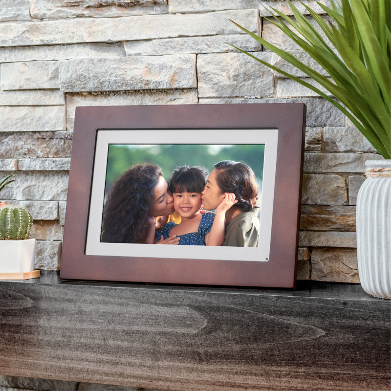 Smart Digital Picture Frame , 10", Espresso
