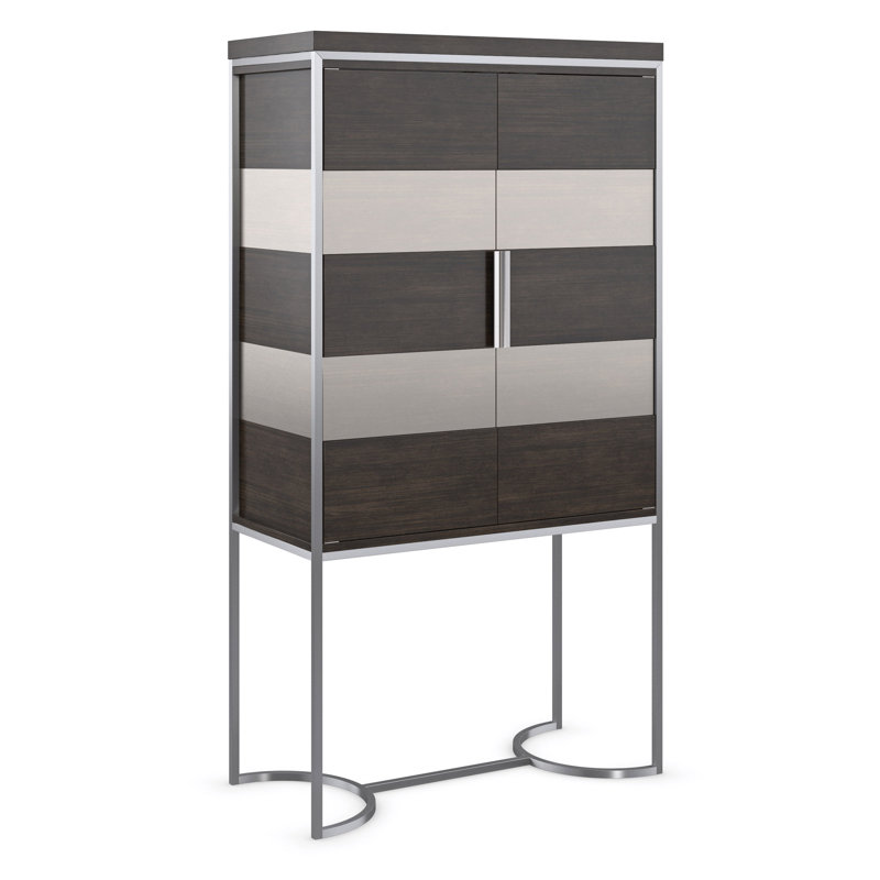 La Moda Solid Wood Bar Cabinet