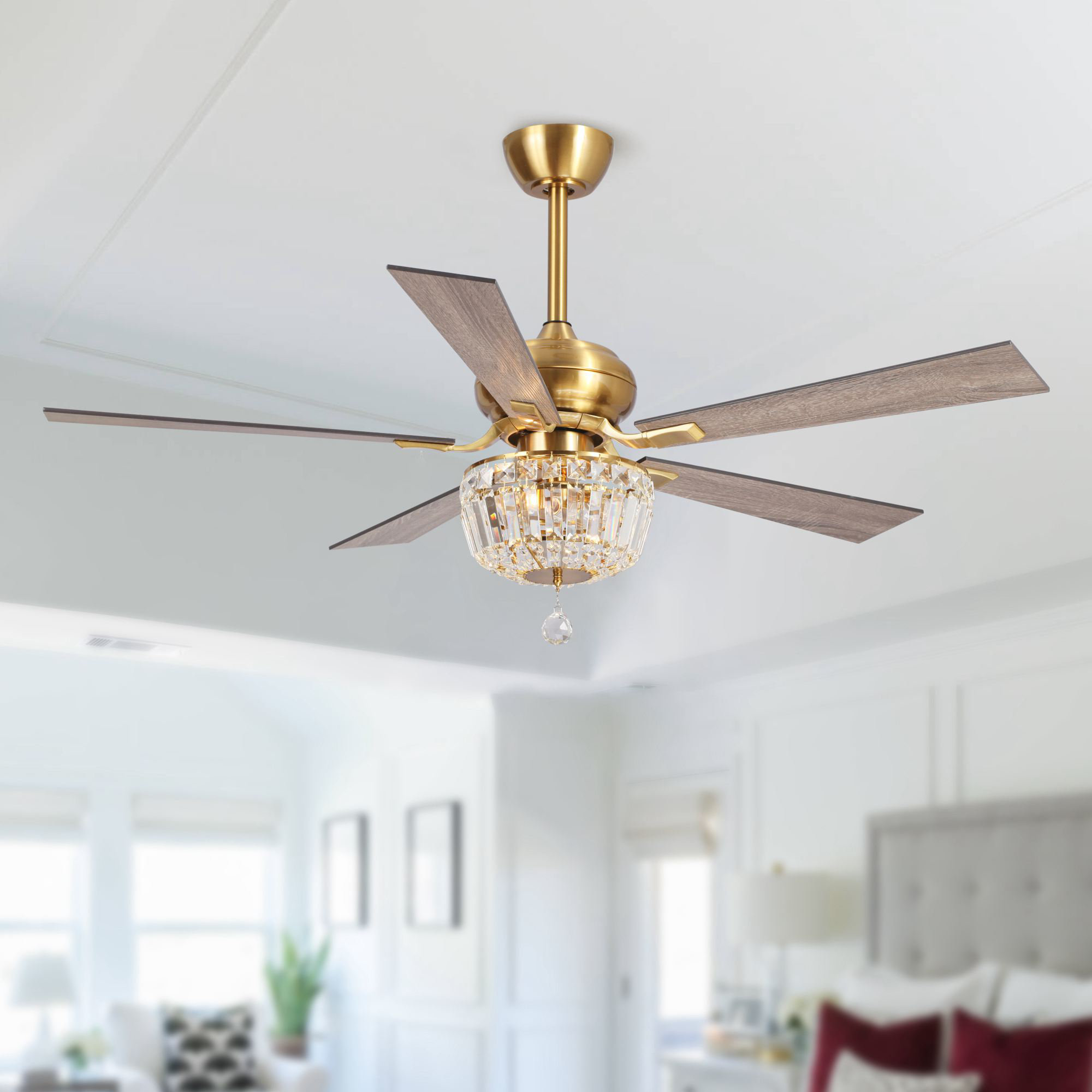 Ceiling Fans - Designer Looks, New Ceiling Fan Designs | Lamps Plus