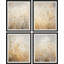 «Ears Of Golden Wheat», reproduction encadrée sur papier, 4 pièces-97782701-97782700