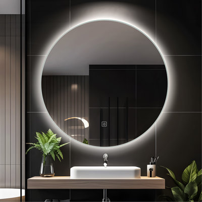 Miroir de salle de bain exquis avec un design élégant et une fonctionnalité améliorée