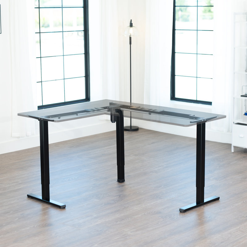 Structure de bureau VIVO, H 27,7 po x l 54,8 po x P 47 po, Noir