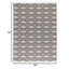 Maya Indoor Outdoor Area Rug, Pebble Gray, Handwoven Diamond, Fringe-231436745-267472175