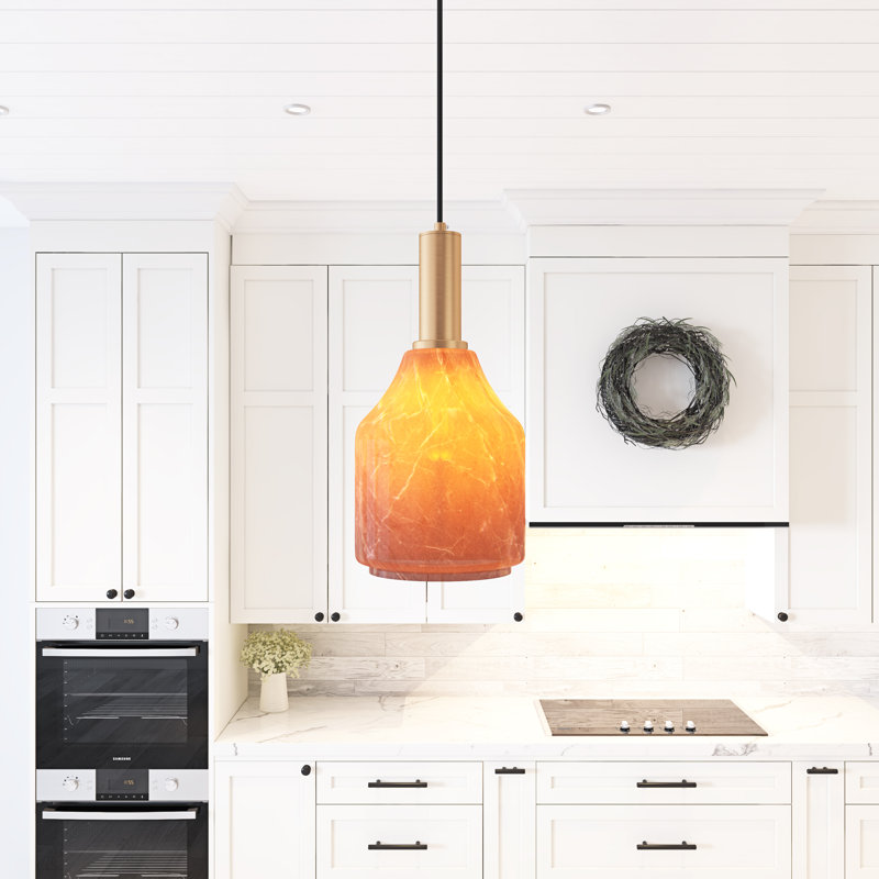 Lawniczak 1 - Light Gold/Black Jar Pendant