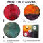 Ensemble de décorations murales «Colorful Native Souls Spiritual Dreams - Dreams Motivation»-107191057-107191059