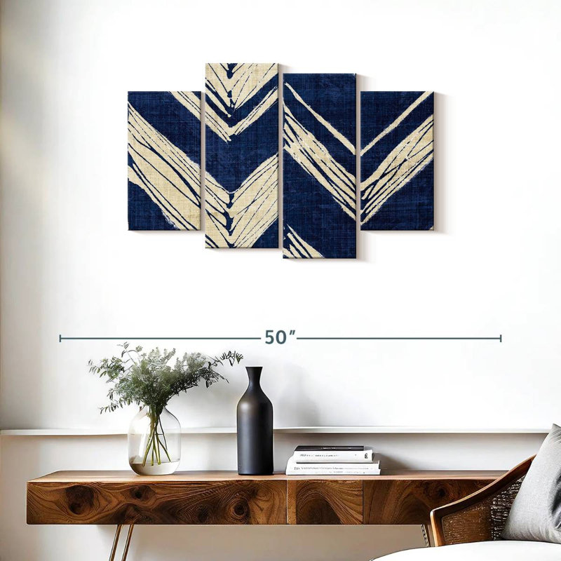 Kerner Indigo Batik II, 22'' H x 36'' W