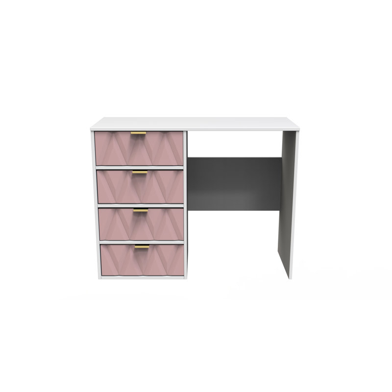 Baturhan Dressing Table, Kobe Pink/White