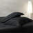 Solid Duvet cover Black King-125981129-125981133