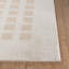 Beige Modern Shaggy Washable Rug, Chequered Anti-Slip Rug For Living Room, Dining Room, Bedroom, Kitchen-1883356446