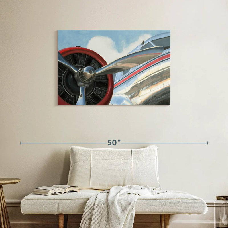 Mehar Travel By Air I, 24" H x 36" W