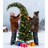 Prelit Bent Top Christmas Tree
