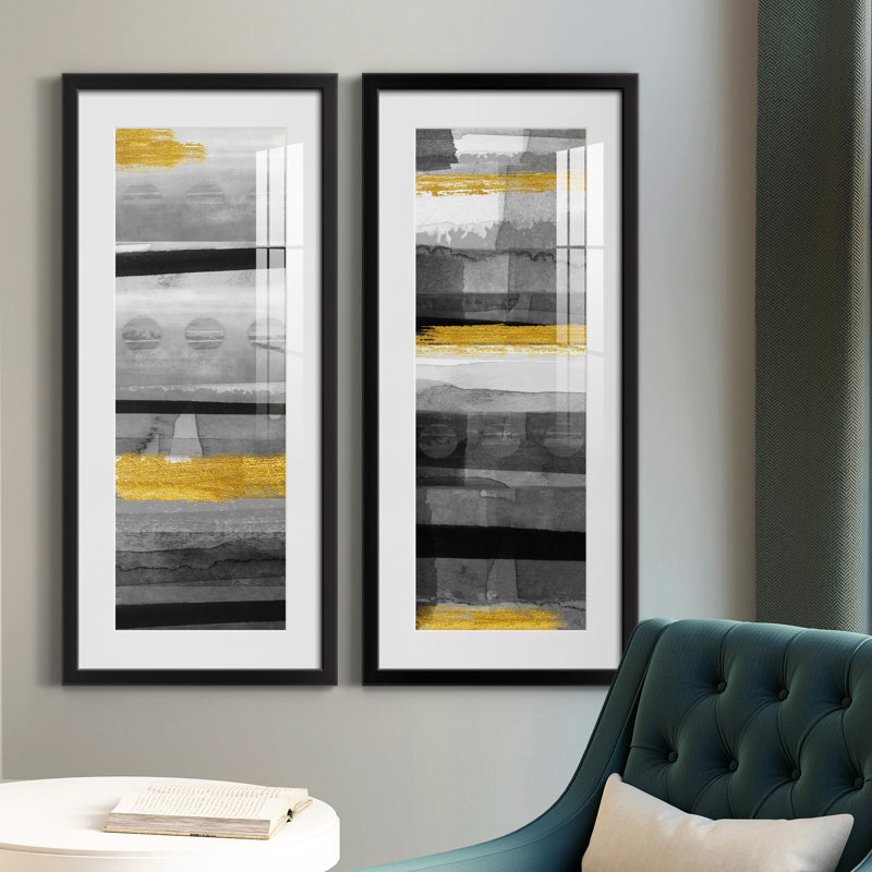 Cadre photo, ensemble de peintures sur papier