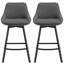 Tabouret de comptoir pivotant de 25,6 po avec structure en métal Absalom-308896214-272292295