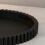 Black Oval Concrete Tray – Coffee Table Decoration, Centerpiece.