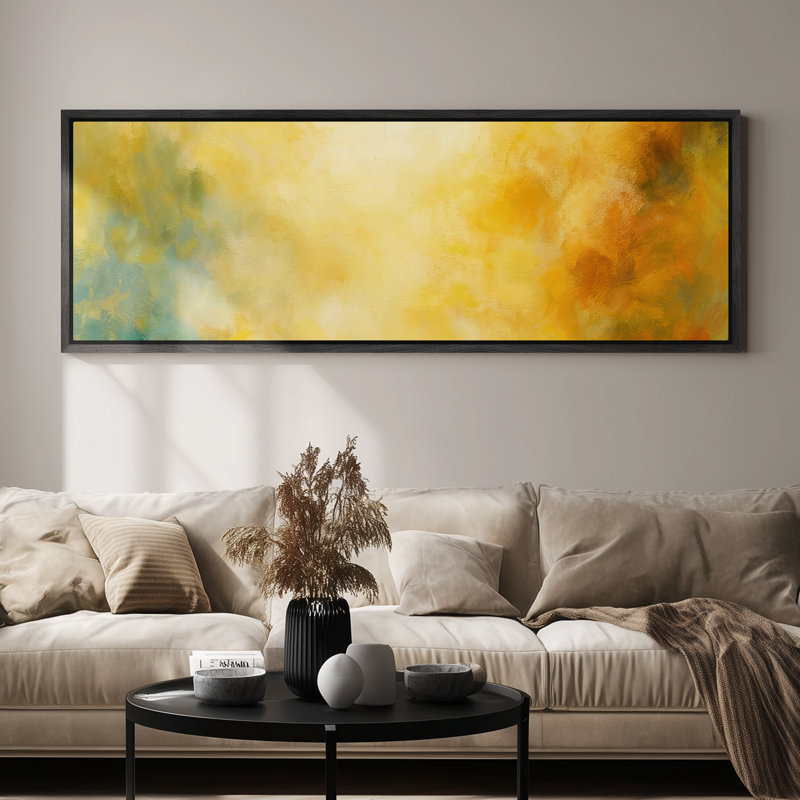 Très grand art mural rétro encadré pour art classique, H 20 po x l 60 po, Noir