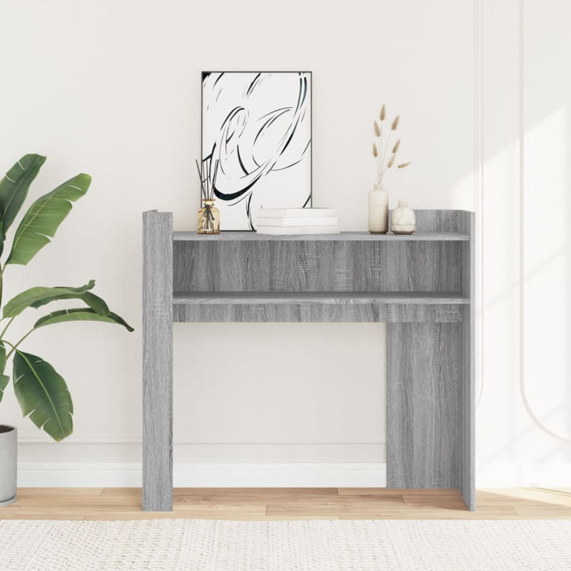 6-7 100cm Console Table, Grey/Sonoma