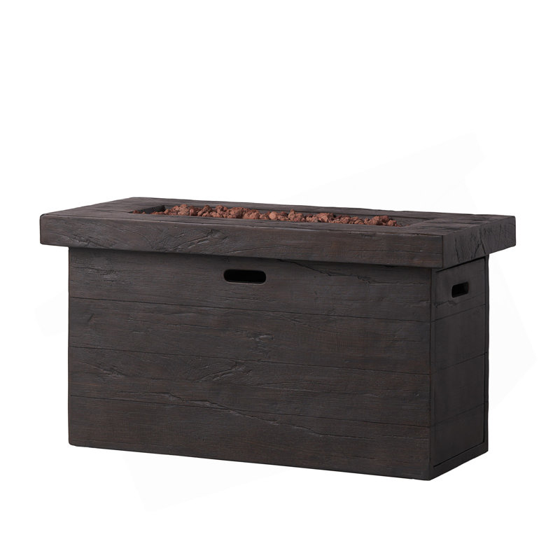 CUSTER 45'RECTANGULAR  MGO FIRE PIT  - 50,000 BTU