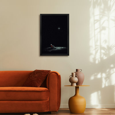 Space Chill II Premium Framed Poster by Nicebleed