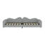 Lit de jour rembourré, canapé-lit en tissu sherpa avec dossier en forme de nuage, aucun sommier nécessaire-327572966-327572967
