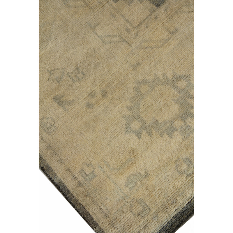 Oushak Hand Knotted Wool Oriental Area Rug, Rectangle 6' x 9'
