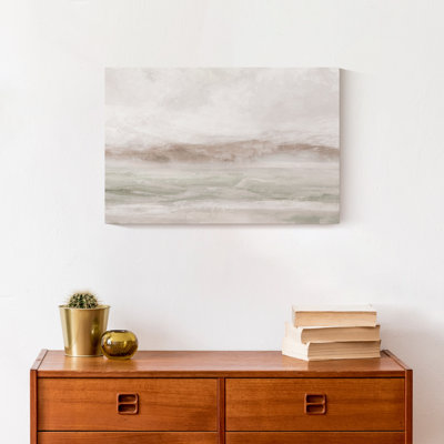 " Landscape In Tan " Painting Print