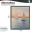 Cadre flottant au coucher du soleil sur une mer calme, conception par Creative Studio-1539039133-1539039135