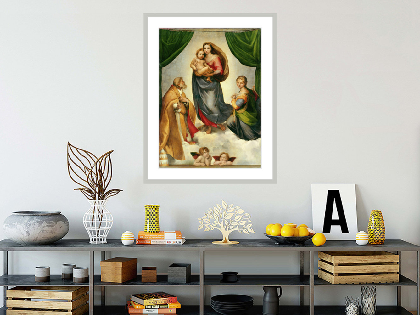 Astoria Grand The Sistine Madonna by Raphael -Framed Giclee Print | Wayfair