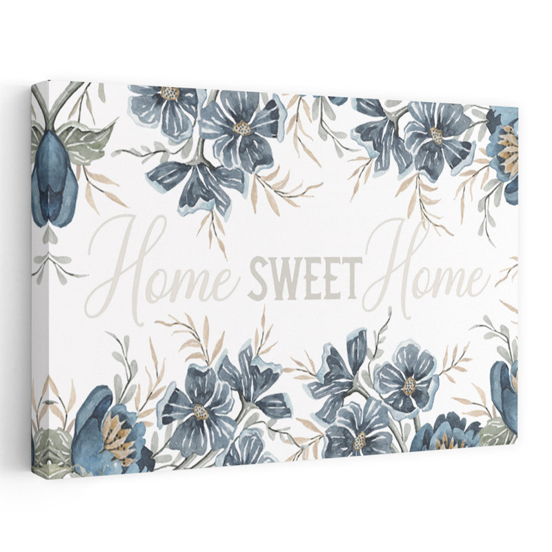 Home Sweet Home, architecture contemporaine, art floral, H 60 po x l 40 po